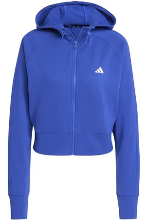 adidas Kapuzensweatjacke W GG FZ HD SELUBL/WHITE - Verkäufer: Intersport MuM