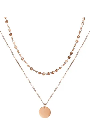 GOOD.designs Kette mit Anhänger, mehrreihig mit Coin-Anhänger - Verkäufer: GUTEMARKEN