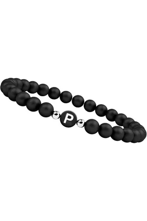 GOOD.designs Perlenarmband (1-tlg), aus Achat-Steinen mit dem Buchstaben P - Verkäufer: GUTEMARKEN