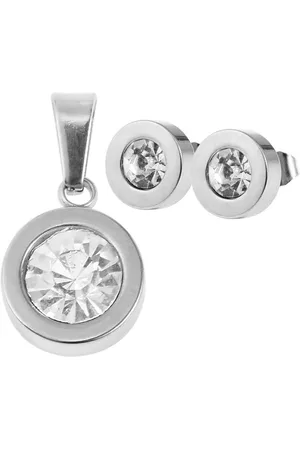 Akzent Schmuckset Elonie Edelstahl Schmuckset aus Anhänger und Ohrstecker, (Einzeln, inkl. Schmuckbox), Herren Schmuckset - Verkäufer: Shaghafi GmbH