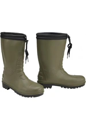 Brandit Rainboot Winter oliv - 46 Gummistiefel wärmendes Teddyfutter - Verkäufer: DaGecko