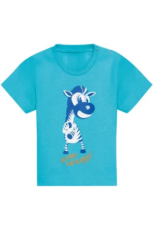Trigema T-Shirt T-Shirt mit lustigem Zebra-Printmotiv (1-tlg)
