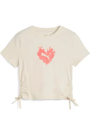 PUMA T-Shirt FLAMING LOVE KNOTTED TEE G
