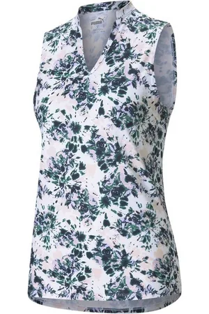 PUMA Poloshirt Golf Polo Cloudspun Floral Tie Dye Sleeveless Damen - Verkäufer: Svens Golfshop GmbH