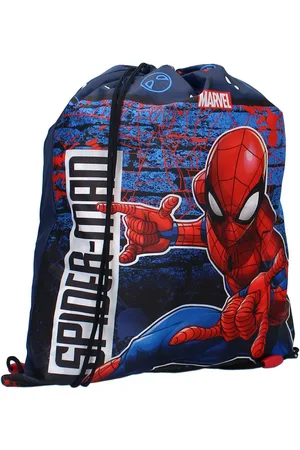 SPIDERMAN Turnbeutel 44x36 cm mit Kordelzug und verstellbaren Schultergurten für Kinder - Verkäufer: IM-Trading