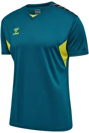 Hummel Kurzarmshirt hmlAUTHENTIC PL JERSEY S/S BLUE CORAL/SULPHUR SPRING - Verkäufer: Sportdirekt