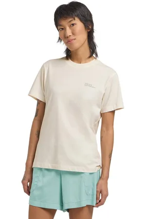 Jack Wolfskin T-Shirt ESSENTIAL T W weiches, klassisches T-Shirt aus atmungsaktiver Bio-Baumwolle