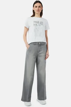 Comma, 5-Pocket-Jeans Lässige Wide-Leg-Jeans im Loose Fit Waschung - Verkäufer: s.Oliver