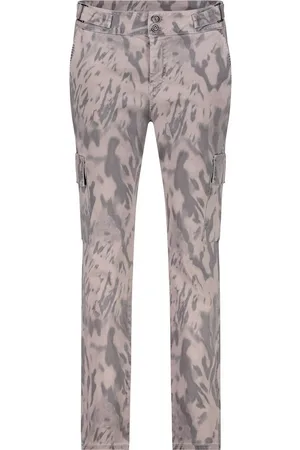 monari 2-in-1-Hose Cargohose mit Tigermuster dark linen gemustert - Verkäufer: Lieblingsstücke