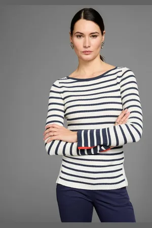 Daniel Hechter Strickpullover mit stilvollem Seitenschlitz