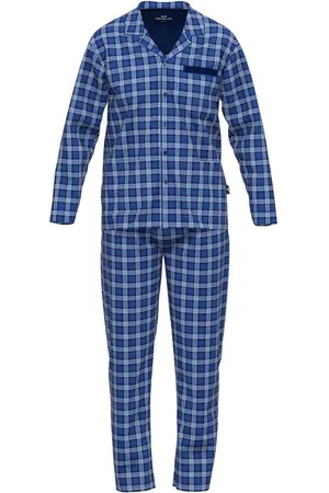 Götzburg Pyjama Herren Pyjama Baumwolle (2 tlg) - Verkäufer: Yourfashionplace