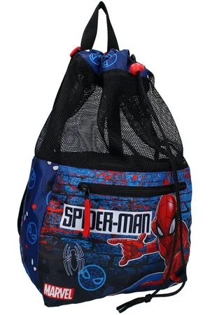 SPIDERMAN Turnbeutel 40x36 cm mit Mesh und verstellbaren Schultergurten - Verkäufer: IM-Trading