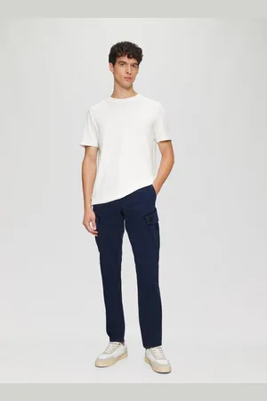 QS by s.Oliver Stoffhose Cargohose mit Garment Dye und Straight Leg Garment Dye - Verkäufer: