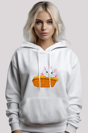 F4NT4STIC Kapuzenpullover Disney Aristocats Marie in Basket Premium Qualität