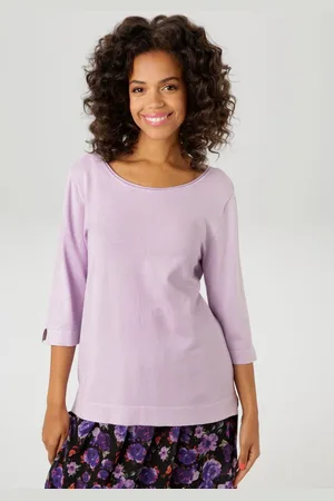 Aniston Strickpullover mit kleinem Schlitz an den 3/4-langen Ärmeln - NEUE KOLLEKTION