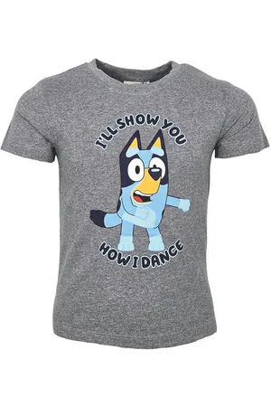 Bluey Print-Shirt Kinderserie Kinder Jungen kurzarm T-Shirt Shirt Gr. 98 bis 116 - Verkäufer: WS-Trend
