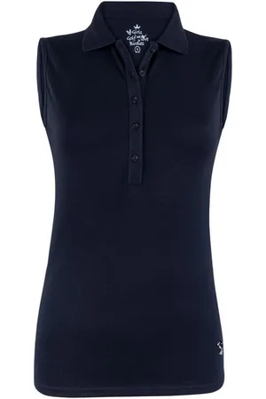 Girls Golf Poloshirt Polo Sylvia Sleeveless Navy Damen XL - Verkäufer: Svens Golfshop GmbH
