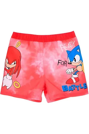 Sonic The Hedgehog Badeshorts Knuckles Kinder Badehose Shorts Gr. 104 bis 140 - Verkäufer: WS-Trend