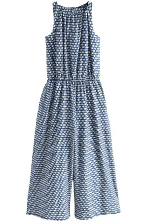 Next Jumpsuit Ärmelloser Jumpsuit mit weitem Bein 100% Baumwolle (1-tlg) - Verkäufer: Germany GmbH