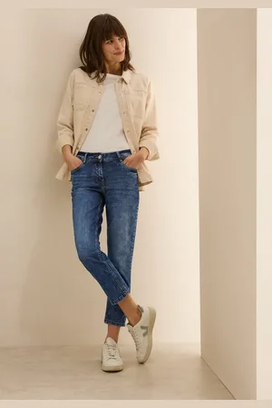 CECIL 5-Pocket-Jeans Style Scarlett knöchelfrei, mit Stretch