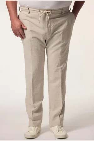 Men Plus Schlupfhose Men+ Leinenmix-Hose Relaxed Fit Elastikbund bis 72 - Verkäufer: Popken Fashion Group