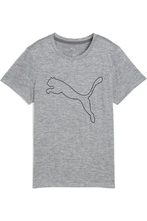 PUMA Trainingsshirt W TAD ESSENTIAL HEATHER LOGO TEE