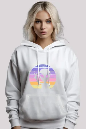 F4NT4STIC Kapuzenpullover Alien Peace Sunset Premium Qualität