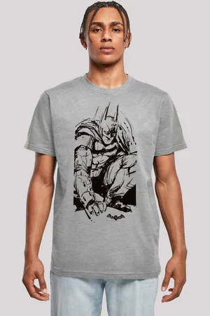 F4NT4STIC T-Shirt DC Comics Batman Arkham Knight Sketch Print