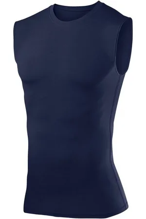 TCA Funktionsweste PowerLayer Kompressionsshirt für Jungen - Marineblau, Größe 128 (1-tlg) - Verkäufer: SellerX14