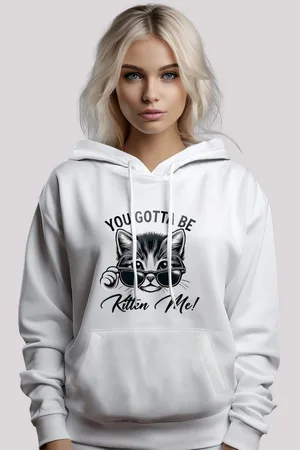 F4NT4STIC Kapuzenpullover Kätzchen You Gotta Be Kitten Me! Premium Qualität