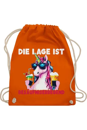 Shirtracer Turnbeutel Die Lage ist Besäufniserregend Einhorn I Saufen Geschenk I Saufi Saufi, Party & Alkohol - Verkäufer: