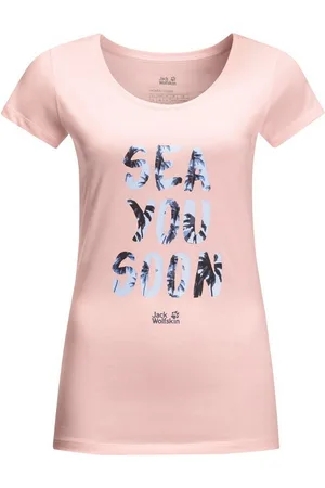 Jack Wolfskin T-Shirt SEA YOU SOON T W BLUSH PINK - Verkäufer: gue-sport