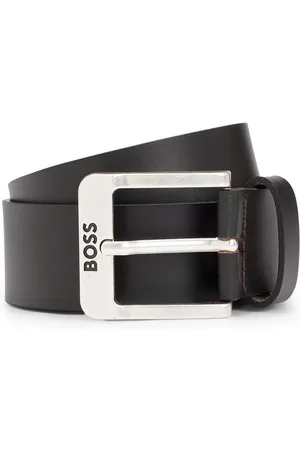 HUGO BOSS Ledergürtel Jemio_Sz40 mit Schriftzug