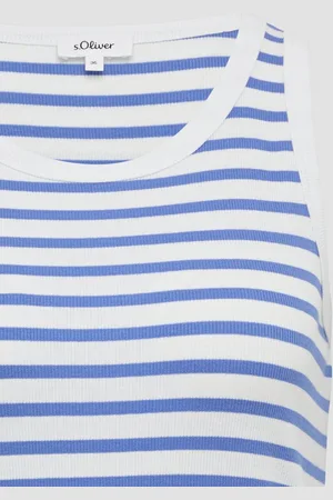 QS by s.Oliver Shirttop Elastisches Top mit Rippstruktur - Verkäufer: