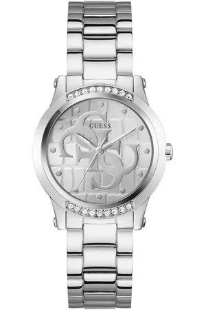 Guess Quarzuhr ANNETTE GW0861L1, Armbanduhr, Damenuhr, Edelstahlarmband, analog