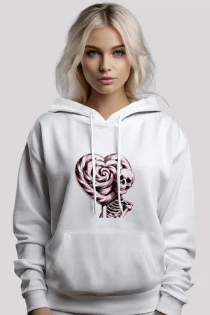 F4NT4STIC Kapuzenpullover Süße Süßigkeiten Herzform Liebe Premium Qualität