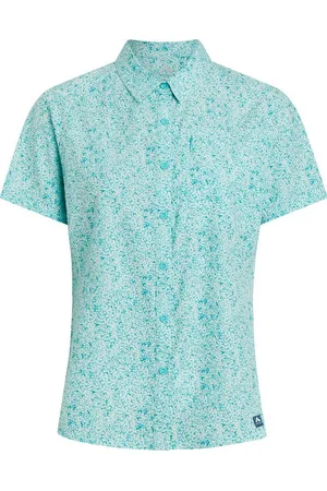 mc kinley Blusentop Da.-Bluse Palila W AOP/MINT DARK - Verkäufer: gue-sport