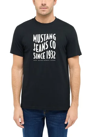 Mustang Kurzarmshirt Style Austin mit Logo-Print