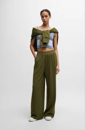 HUGO BOSS Stoffhose C_Ecara Wide Leg