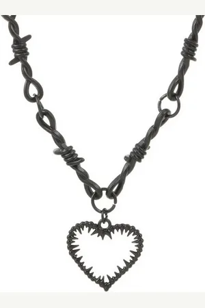 Karma Kette mit Anhänger Herz od. Silber modern Damenhalskette Kette Damen (Geschenk für Sie Karabinerverschluss), Metallhalskette modern Herzkette Herzanhänger - Verkäufer: Sanixa
