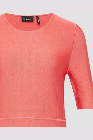 QS by s.Oliver Maxikleid Ausgestelltes Feinstrick-Kleid mit Strickmuster - Verkäufer: s.Oliver
