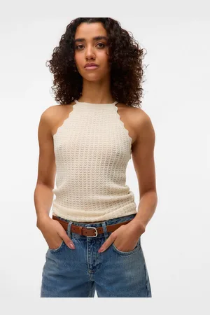 VERO MODA Stricktop VMPANAMA SL KNIT TOP VMA NOOS