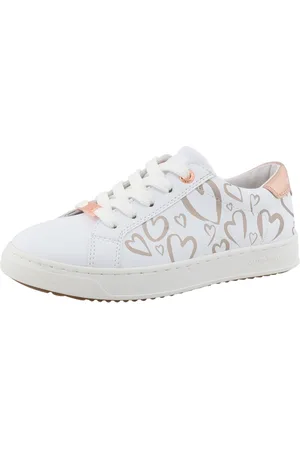 TOM TAILOR Plateausneaker, Freizeitschuh, Halbschuh, Schnürschuh mit süßem Herzchendruck