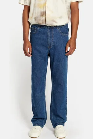 Denim Project Loose-fit-Jeans in mittelblauer Waschung