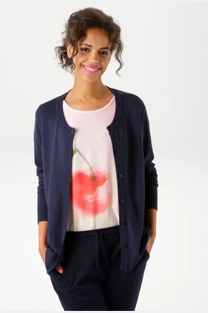 Aniston Strickjacke mit Rundhals-Ausschnitt - NEUE KOLLEKTION