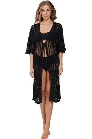 Pastunette Strandkleid Damen Strand Pocho Kaftan mit Spitze (1-tlg) Edles Design - Verkäufer: HELLER-SHOES