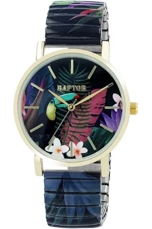 Raptor Quarzuhr Colorful Edition mit Edelstahlzugarmband, 3 ATM, Mineralglas - Verkäufer: Shaghafi GmbH
