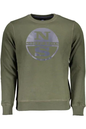 North Sails Sweatshirt Grünes Herren Sweatshirt ohne Reißverschluss - - Verkäufer: Redeve
