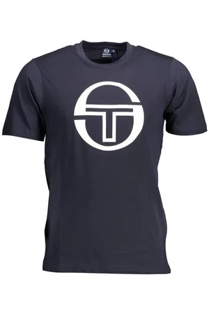 Sergio Tacchini T-Shirt Blaues Kurzarm-Herren-T-Shirt mit Rundhals und - Verkäufer: Redeve