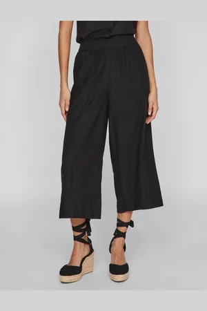 VILA Stoffhose Weite Culotte-Hose mit elastischem Bund VIPRISILLA HW CULOTTE PANTS/1 - Verkäufer: ARIZONAS